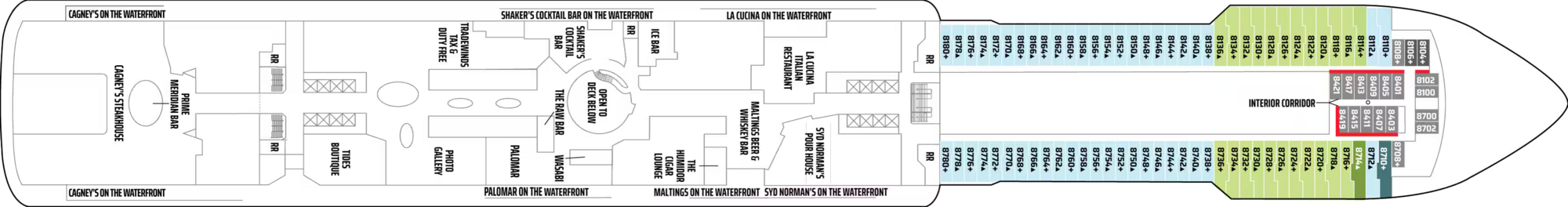 Deck 8 plan